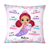 Personalized Gift For Granddaughter Mermaid I Am Kind Pillow 24010 thumb 1