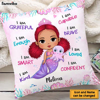 Personalized Gift For Granddaughter Mermaid I Am Kind Pillow 24010 thumb 1