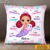Personalized Gift For Granddaughter Mermaid I Am Kind Pillow 24010 thumb 1