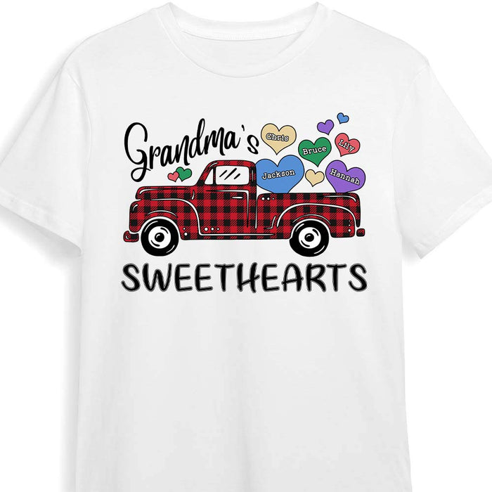 Personalized Grandma Sweethearts Shirt - Hoodie - Sweatshirt 24011 1