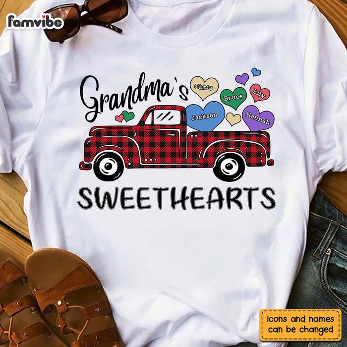 Personalized Grandma Sweethearts Shirt - Hoodie - Sweatshirt 24011 1
