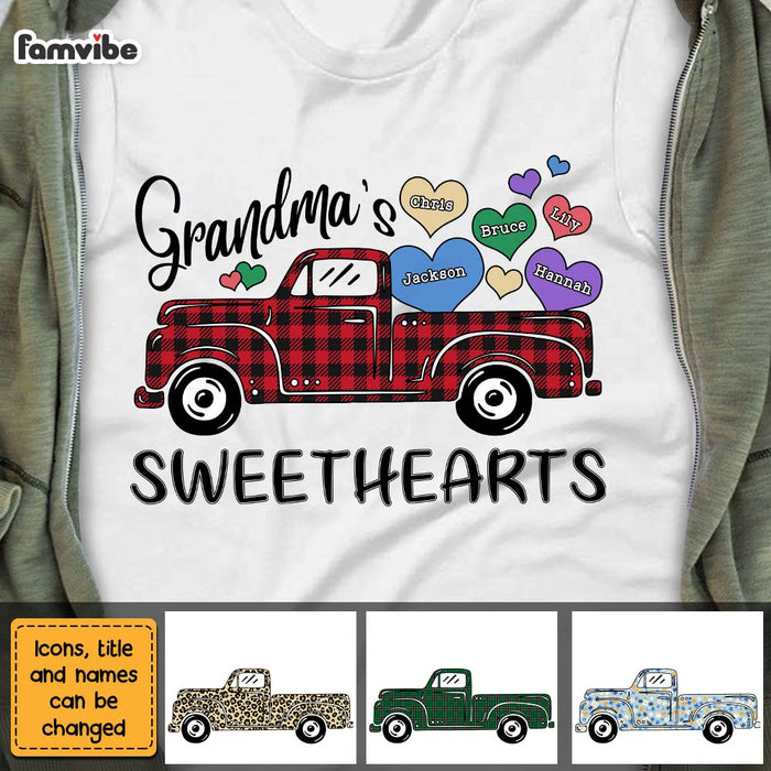 Personalized Grandma Sweethearts Shirt - Hoodie - Sweatshirt 24011 1