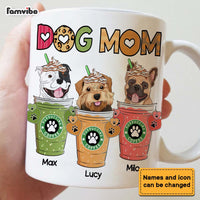 Personalized Coffee Lover Dog Mom Mug 24013 thumb 1