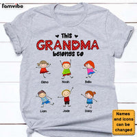 Personalized Polka Dot Pattern This Grandma Belongs To Shirt - Hoodie - Sweatshirt 24021 thumb 1