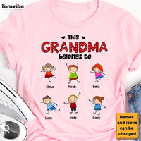Personalized Polka Dot Pattern This Grandma Belongs To Shirt - Hoodie - Sweatshirt 24021 thumb 1