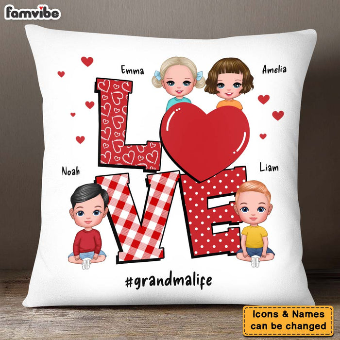 Personalized Grandma Love Pillow 24029 1