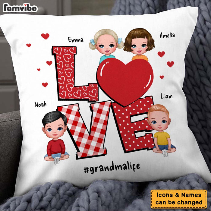 Personalized Grandma Love Pillow 24029 1