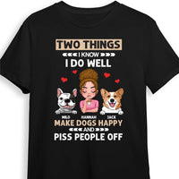 Personalized Gift for Dog Mom Two Things I Know I Do Well Shirt - Hoodie - Sweatshirt 24030 thumb 1