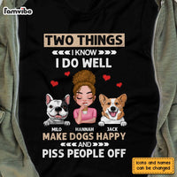Personalized Gift for Dog Mom Two Things I Know I Do Well Shirt - Hoodie - Sweatshirt 24030 thumb 1