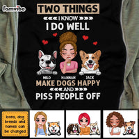 Personalized Gift for Dog Mom Two Things I Know I Do Well Shirt - Hoodie - Sweatshirt 24030 thumb 1