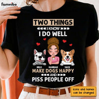 Personalized Gift for Dog Mom Two Things I Know I Do Well Shirt - Hoodie - Sweatshirt 24030 thumb 1
