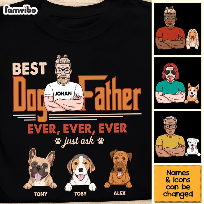 Personalized Gift for Dog Dad Shirt - Hoodie - Sweatshirt 24031 1