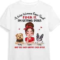Personalized Gift A Wise Woman And A Dog Shirt - Hoodie - Sweatshirt 24032 thumb 1