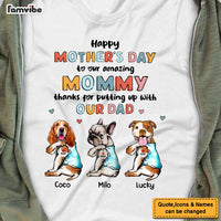 Personalized Dog Mom Happy Mothers Day Shirt - Hoodie - Sweatshirt 24034 thumb 1