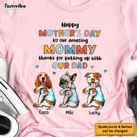 Personalized Dog Mom Happy Mothers Day Shirt - Hoodie - Sweatshirt 24034 thumb 1