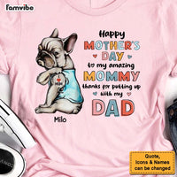 Personalized Dog Mom Happy Mothers Day Shirt - Hoodie - Sweatshirt 24034 thumb 1