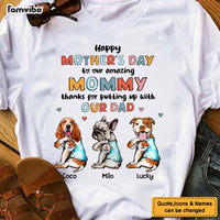 Personalized Dog Mom Happy Mothers Day Shirt - Hoodie - Sweatshirt 24034 thumb 1