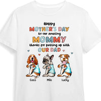 Personalized Dog Mom Happy Mothers Day Shirt - Hoodie - Sweatshirt 24034 thumb 1