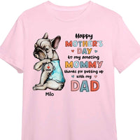 Personalized Dog Mom Happy Mothers Day Shirt - Hoodie - Sweatshirt 24034 thumb 1