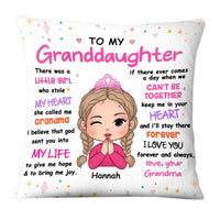 Personalized Gift For Granddaughter God Sent Me You Pillow 24035 thumb 1