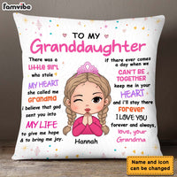 Personalized Gift For Granddaughter God Sent Me You Pillow 24035 thumb 1