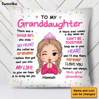 Personalized Gift For Granddaughter God Sent Me You Pillow 24035 thumb 1