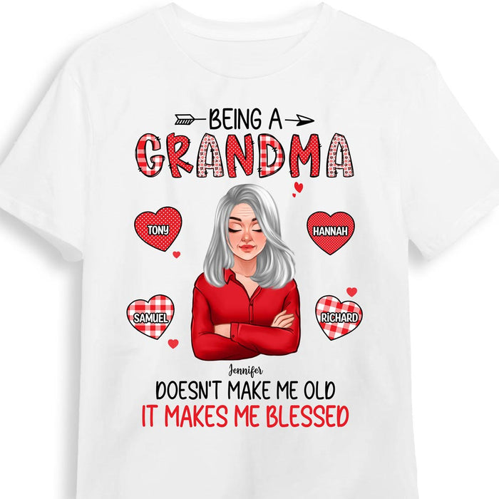 Personalized Being A Grandma Shirt - Hoodie - Sweatshirt 24037 1