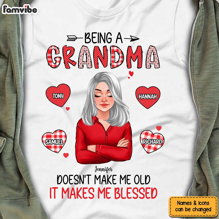 Personalized Being A Grandma Shirt - Hoodie - Sweatshirt 24037 1