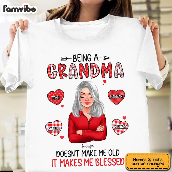 Personalized Being A Grandma Shirt - Hoodie - Sweatshirt 24037 1
