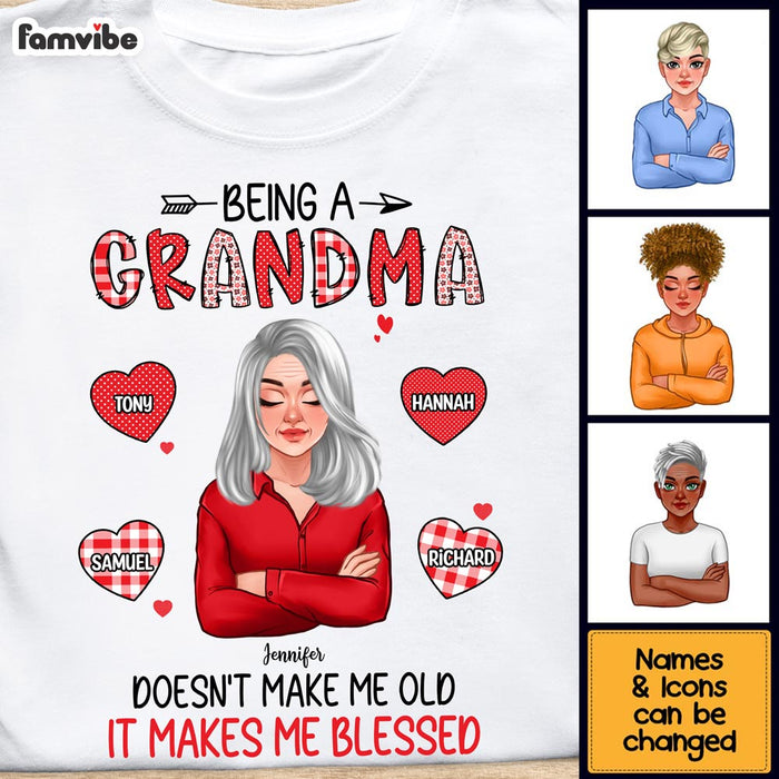 Personalized Being A Grandma Shirt - Hoodie - Sweatshirt 24037 1