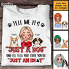 Personalized Tell Me It's Just A Dog & I'll Tell You, You're Just An Idiot Shirt - Hoodie - Sweatshirt 24038 1