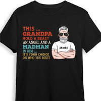 Personalize Gift This Grandpa Hold A Beast Shirt - Hoodie - Sweatshirt 24039 thumb 1
