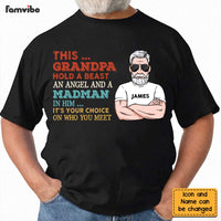 Personalize Gift This Grandpa Hold A Beast Shirt - Hoodie - Sweatshirt 24039 thumb 1