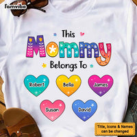 Personalized Colorful Flower This Mom Belongs To Shirt - Hoodie - Sweatshirt 24040 thumb 1