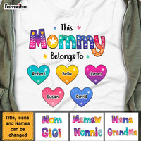 Personalized Colorful Flower This Mom Belongs To Shirt - Hoodie - Sweatshirt 24040 thumb 1