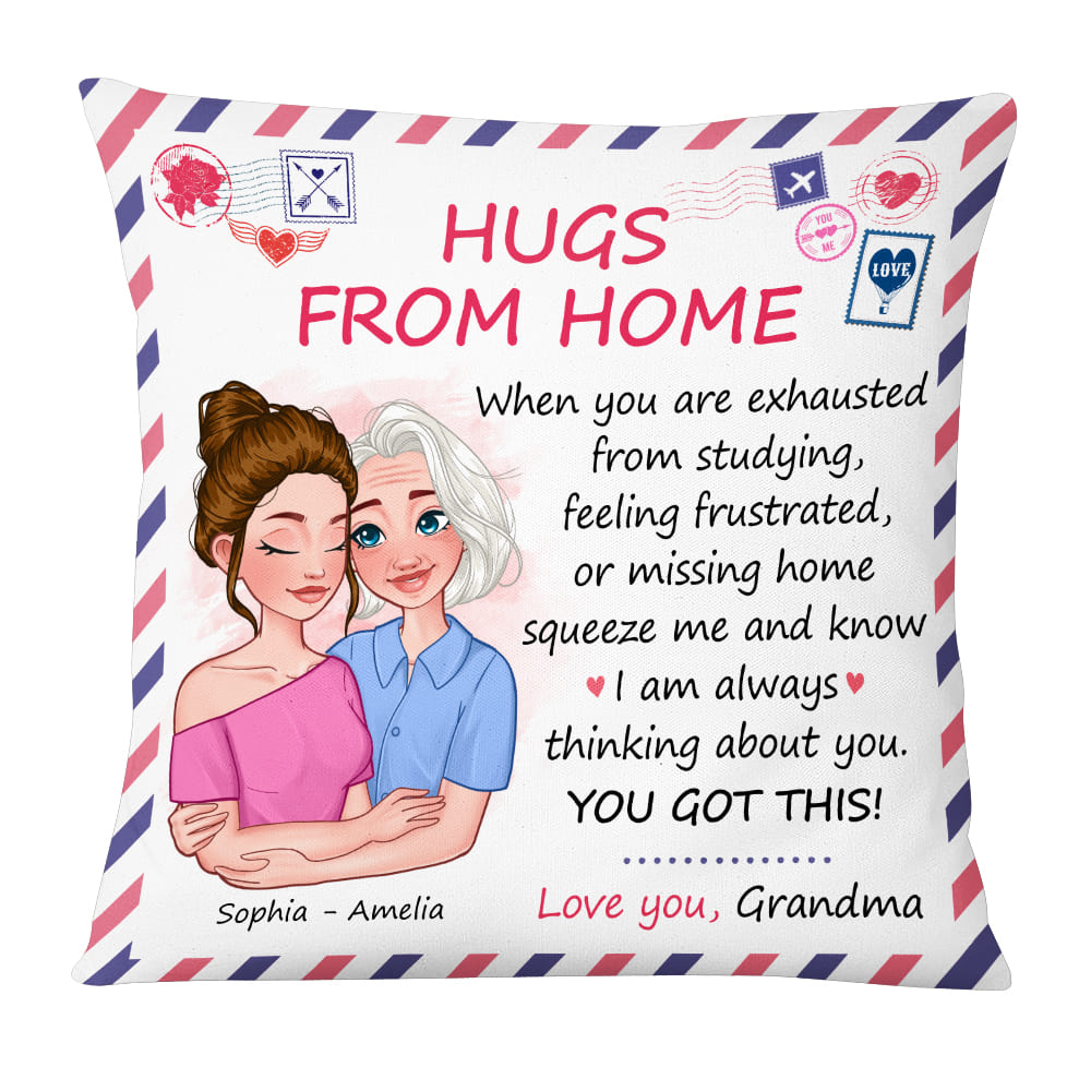 Personalized Gift For Long Distance Pillow 24043 Primary Mockup