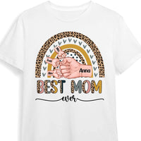 Personalized Gift For Mom Cleopard Rainbow Shirt - Hoodie - Sweatshirt 24045 thumb 1