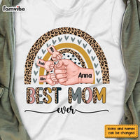Personalized Gift For Mom Cleopard Rainbow Shirt - Hoodie - Sweatshirt 24045 thumb 1