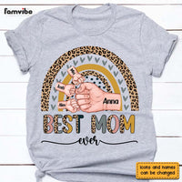 Personalized Gift For Mom Cleopard Rainbow Shirt - Hoodie - Sweatshirt 24045 thumb 1