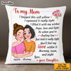 Personalized To My Mom Hug This Pillow 24047 1
