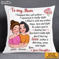 Personalized To My Mom Hug This Pillow 24047 thumb 1