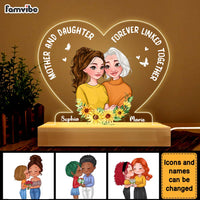 Personalized Gift For Mom And Daughter Plaque LED Lamp Night Light 24049 thumb 1