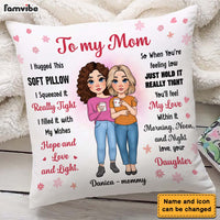 Personalized To My Mom Hug This Pillow 24051 thumb 1