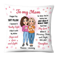 Personalized To My Mom Hug This Pillow 24051 thumb 1