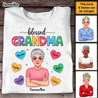Personalized Blessed Grandma Shirt - Hoodie - Sweatshirt 24052 thumb 1