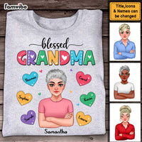 Personalized Blessed Grandma Shirt - Hoodie - Sweatshirt 24052 thumb 1