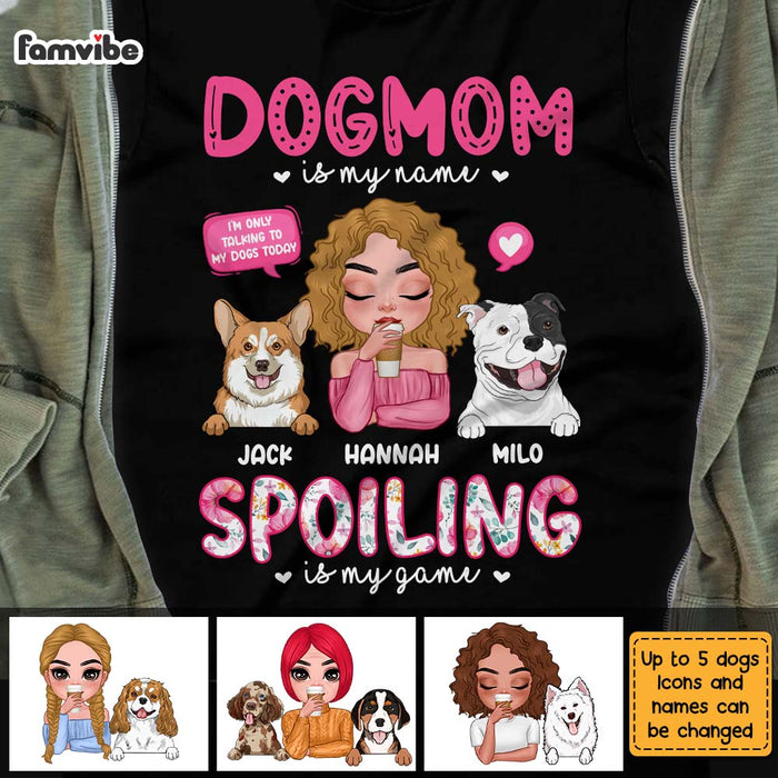 Personalized Gift Dog Mom Is My Name Shirt - Hoodie - Sweatshirt 24054 1
