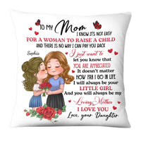 Personalized To My Mom I Will Always Be Your Little Girl Pillow 24055 thumb 1