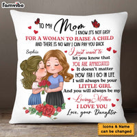 Personalized To My Mom I Will Always Be Your Little Girl Pillow 24055 thumb 1