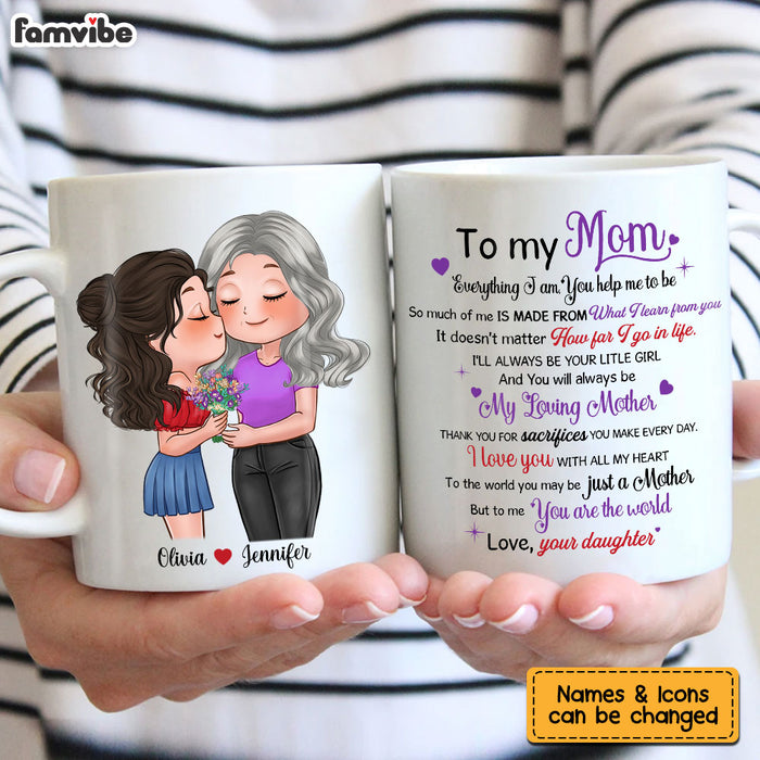 Personalized To My Mom You Are The World Mug 24056 1